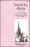 Sing for Joy, Alleluia SATB choral sheet music cover